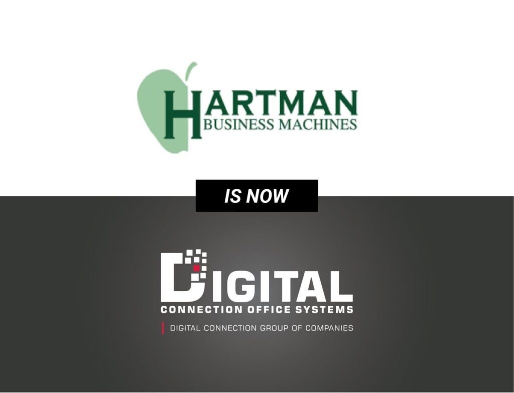 Hartman business machines is now digital connection office systems