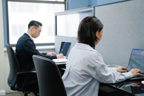  IT technicians providing local on-site IT support for businesses in Kelowna and Kamloops from a modern office. 