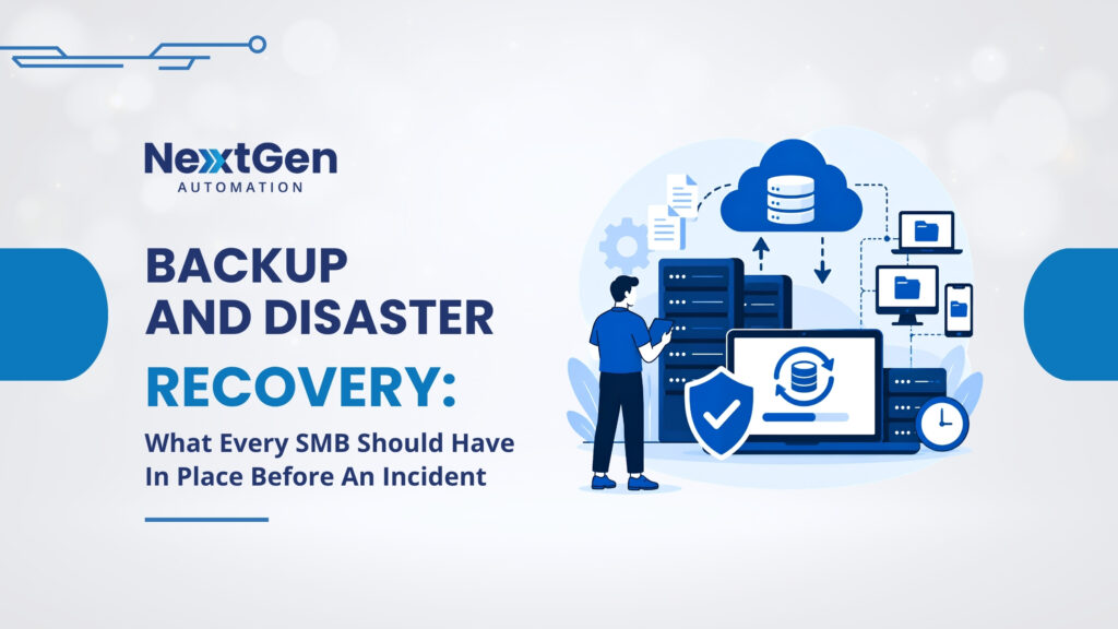 Backup and Disaster Recovery: What Every SMB Should Have in Place Before an Incident