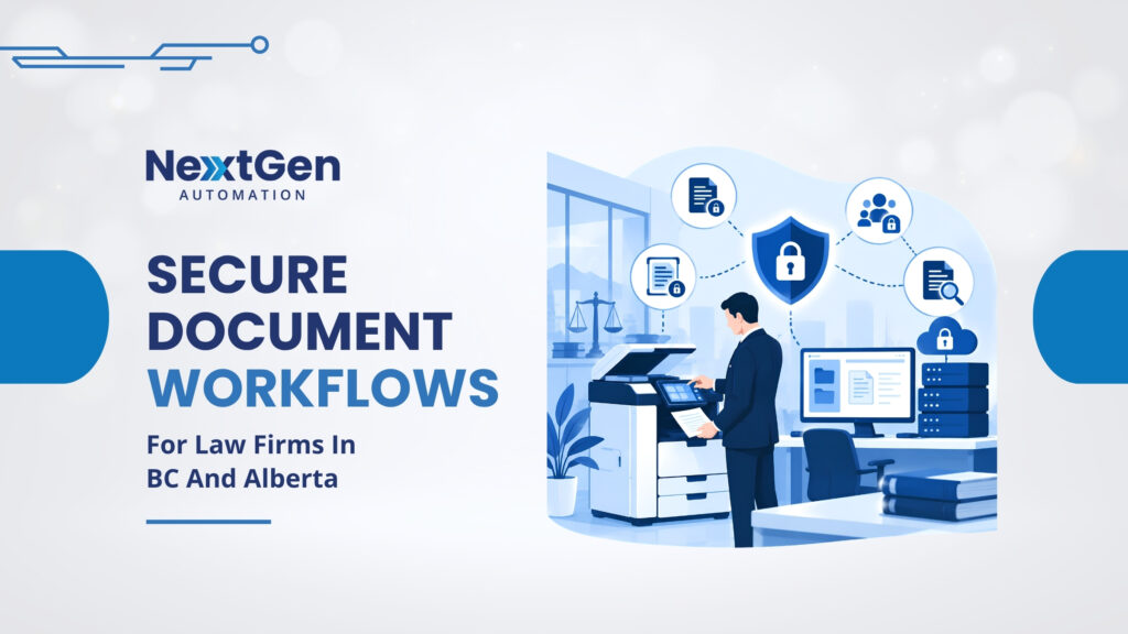 Secure Document Workflows for Law Firms in BC and Alberta: Protecting Client Confidentiality from Printer to Cloud